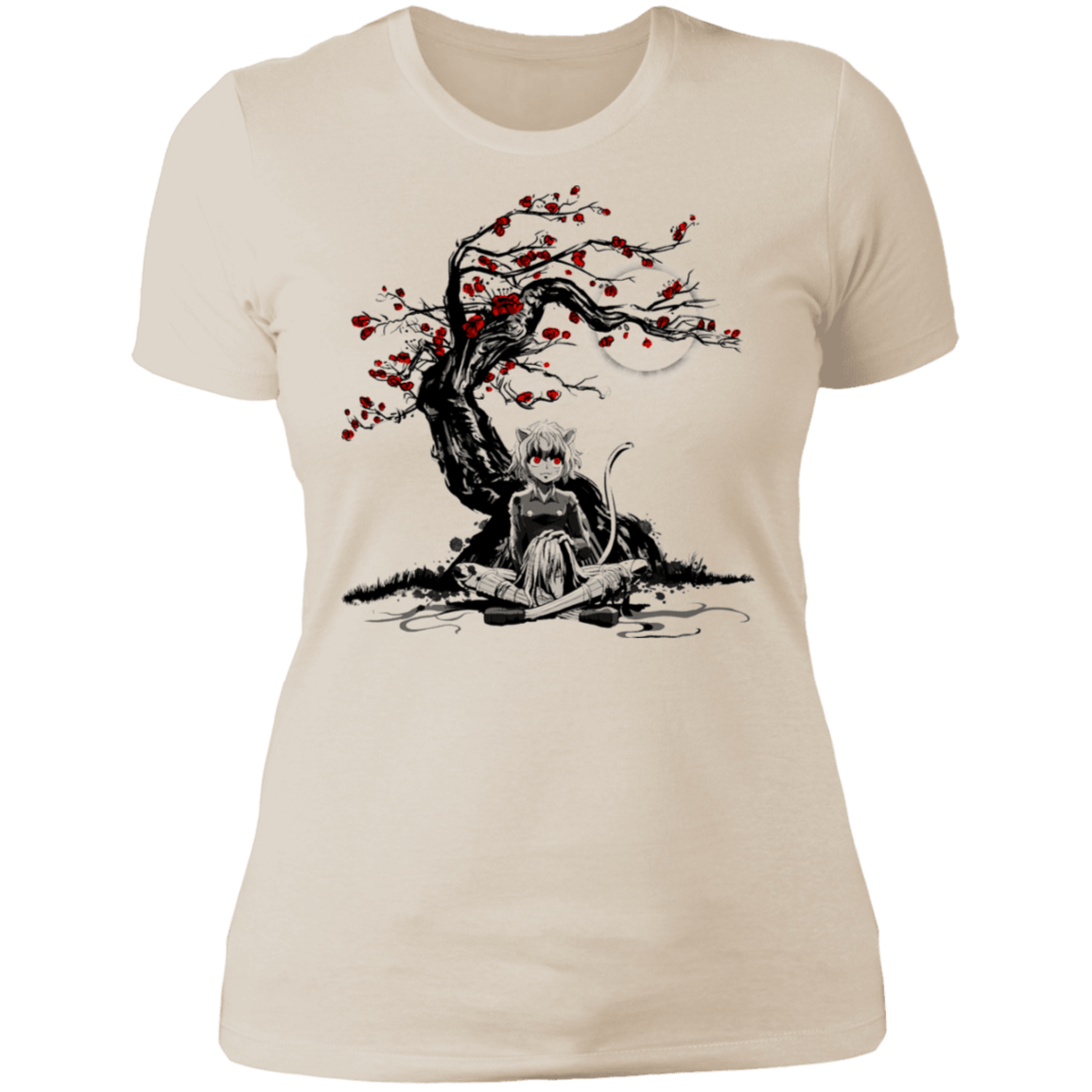 T-Shirts Ivory/ / S Cat Humanoid Women's Premium T-Shirt