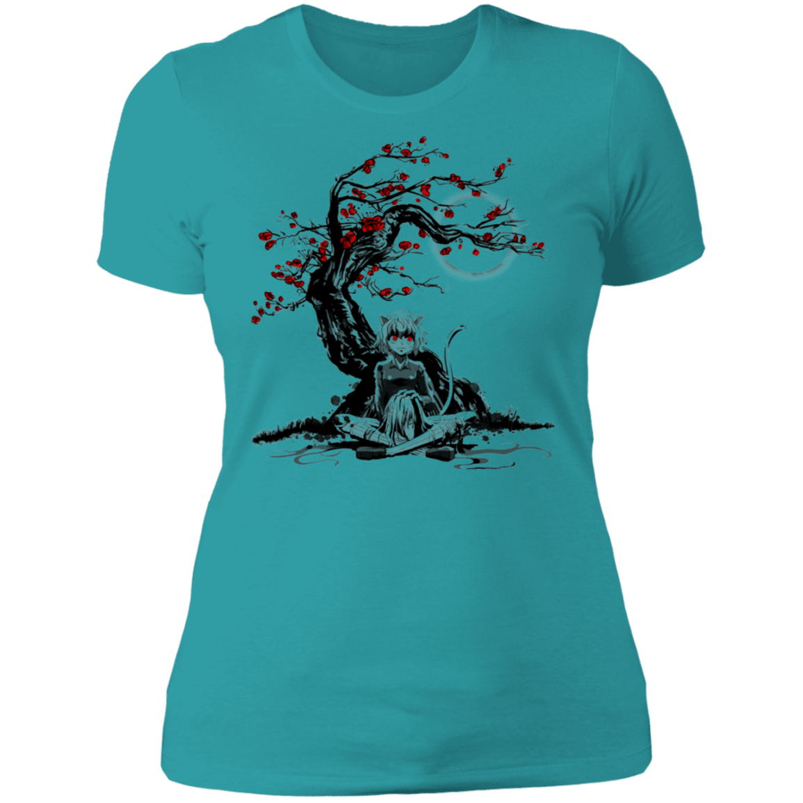 T-Shirts Tahiti Blue / S Cat Humanoid Women's Premium T-Shirt
