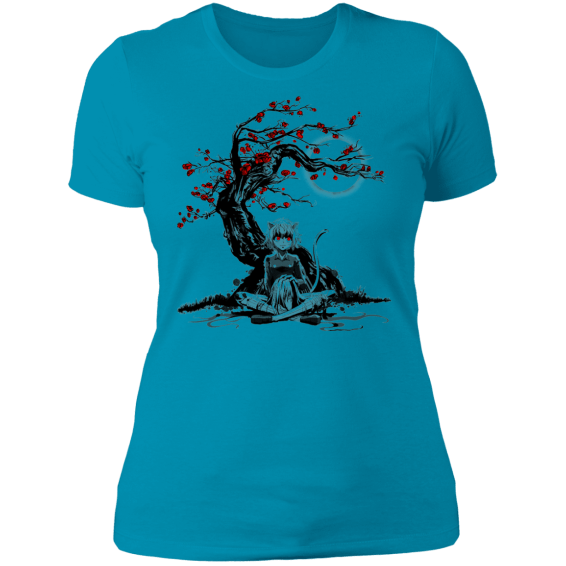 T-Shirts Turquoise / S Cat Humanoid Women's Premium T-Shirt