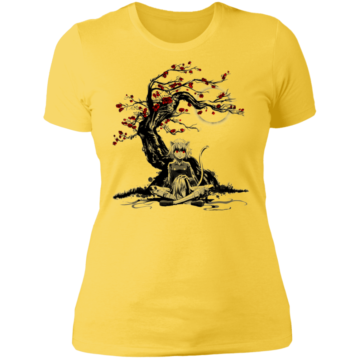 T-Shirts Vibrant Yellow / S Cat Humanoid Women's Premium T-Shirt