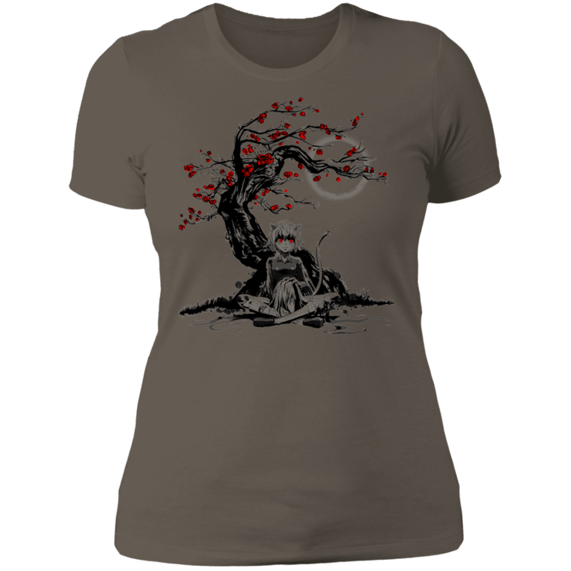 T-Shirts Warm Grey / S Cat Humanoid Women's Premium T-Shirt