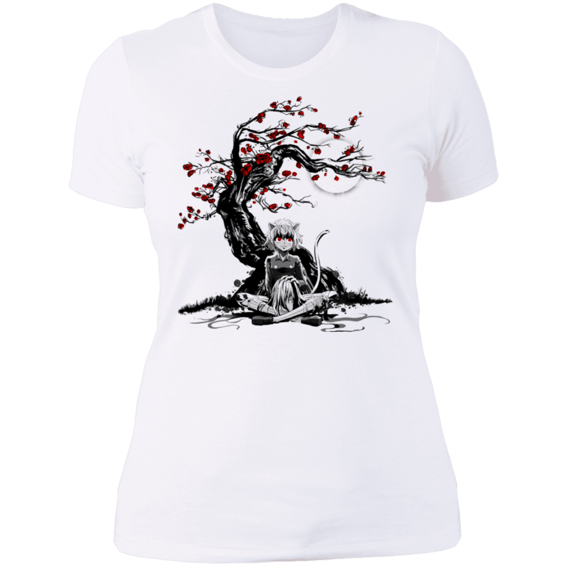 T-Shirts White / S Cat Humanoid Women's Premium T-Shirt
