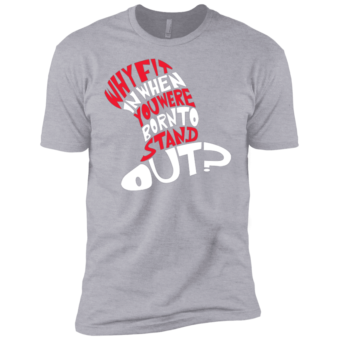 T-Shirts Heather Grey / YXS Cat In The Hat Boys Premium T-Shirt