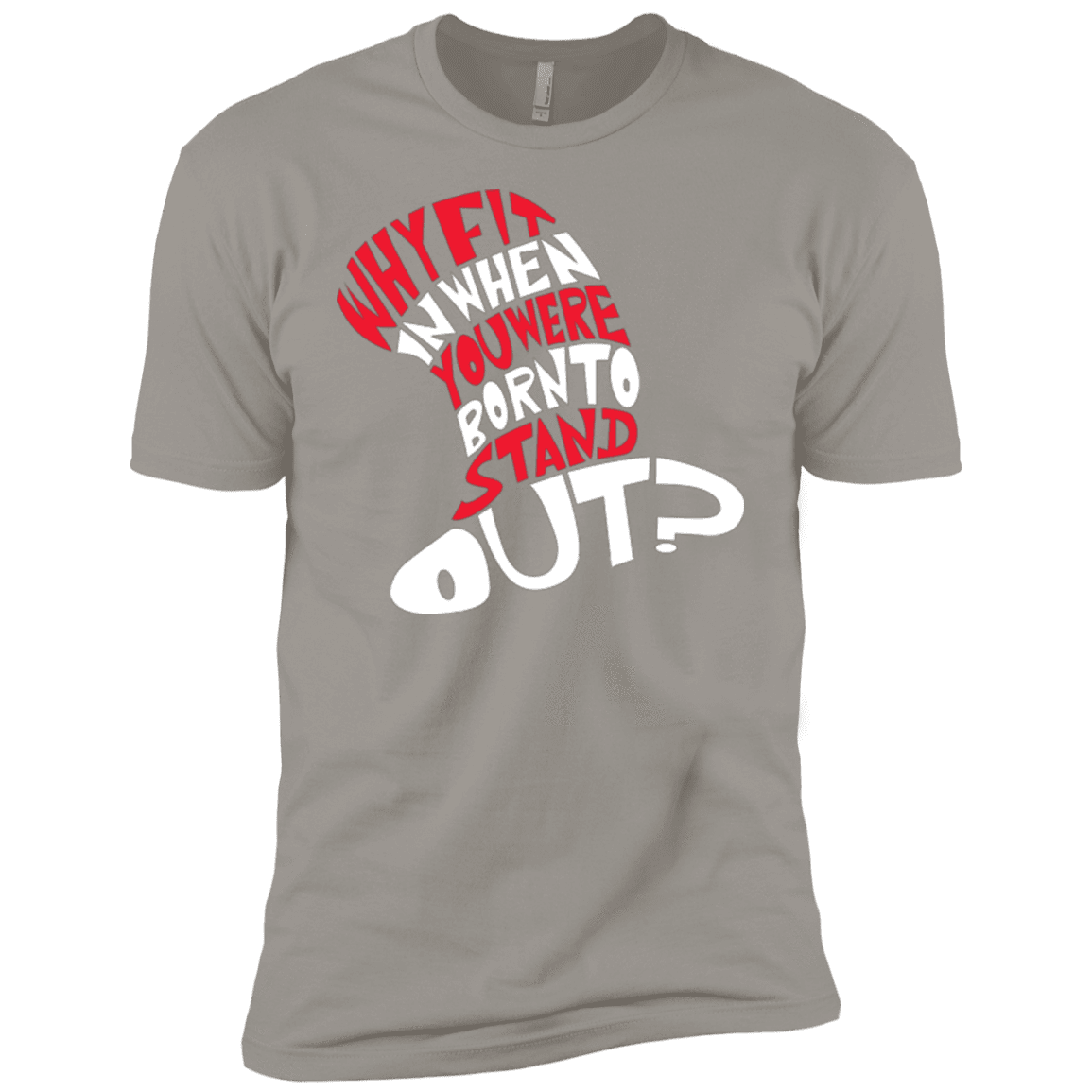 T-Shirts Light Grey / YXS Cat In The Hat Boys Premium T-Shirt