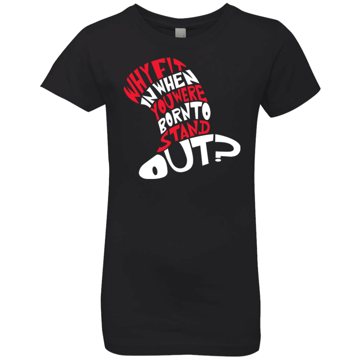 T-Shirts Black / YXS Cat In The Hat Girls Premium T-Shirt