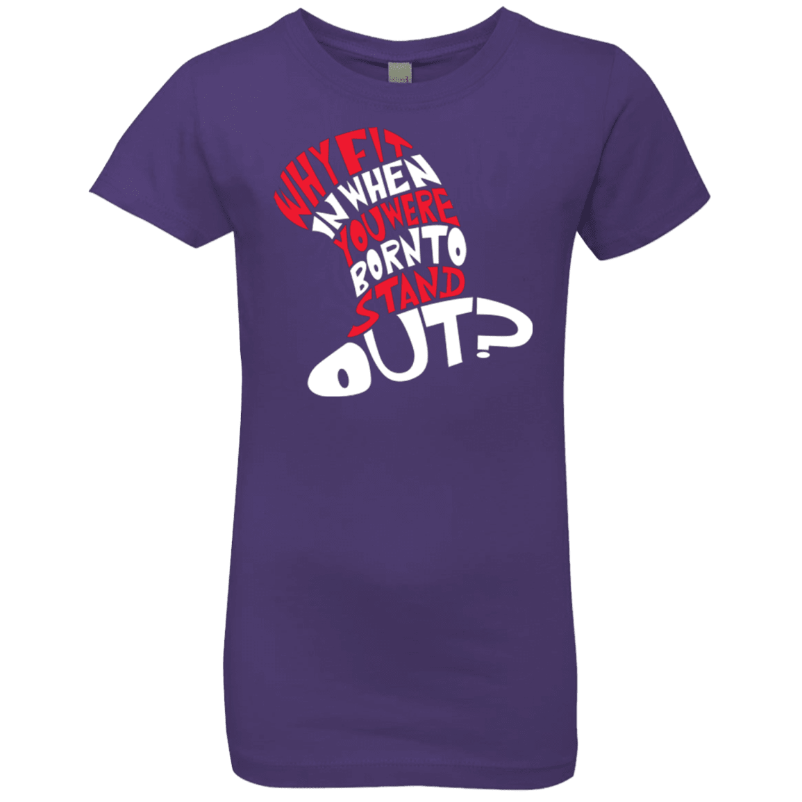 T-Shirts Purple Rush / YXS Cat In The Hat Girls Premium T-Shirt