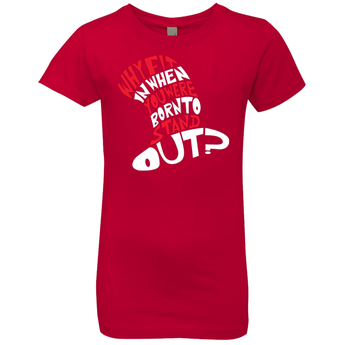 T-Shirts Red / YXS Cat In The Hat Girls Premium T-Shirt