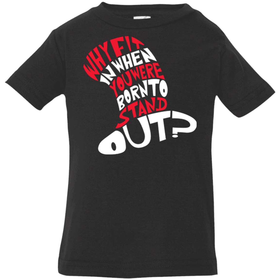 T-Shirts Black / 6 Months Cat In The Hat Infant Premium T-Shirt