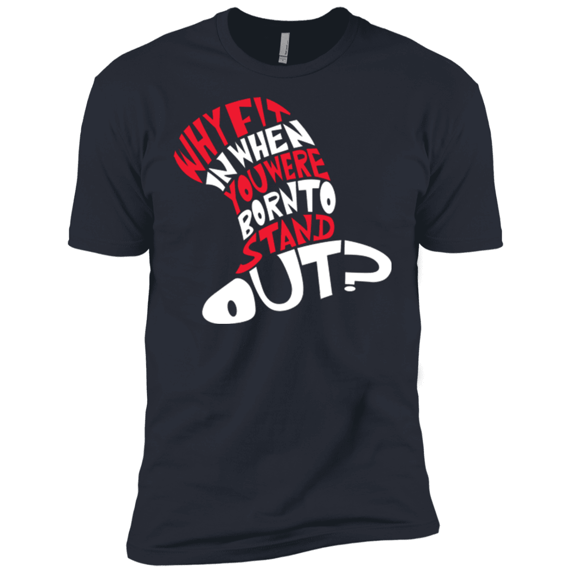 T-Shirts Indigo / X-Small Cat In The Hat Men's Premium T-Shirt