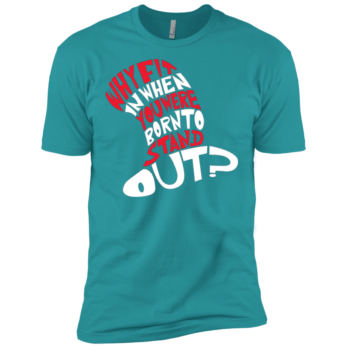 T-Shirts Tahiti Blue / X-Small Cat In The Hat Men's Premium T-Shirt