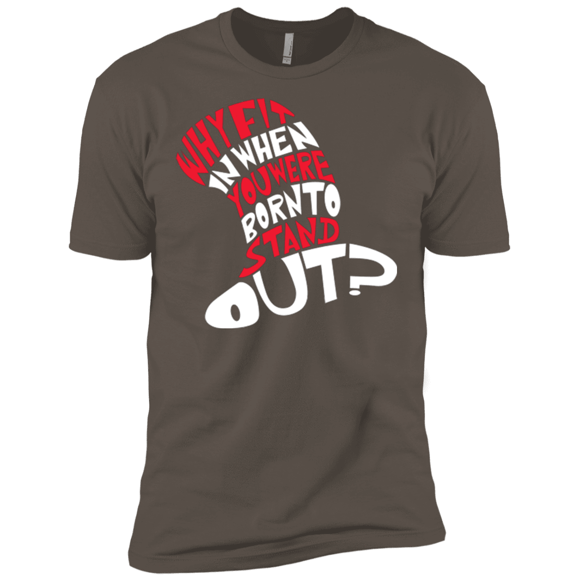 T-Shirts Warm Grey / X-Small Cat In The Hat Men's Premium T-Shirt