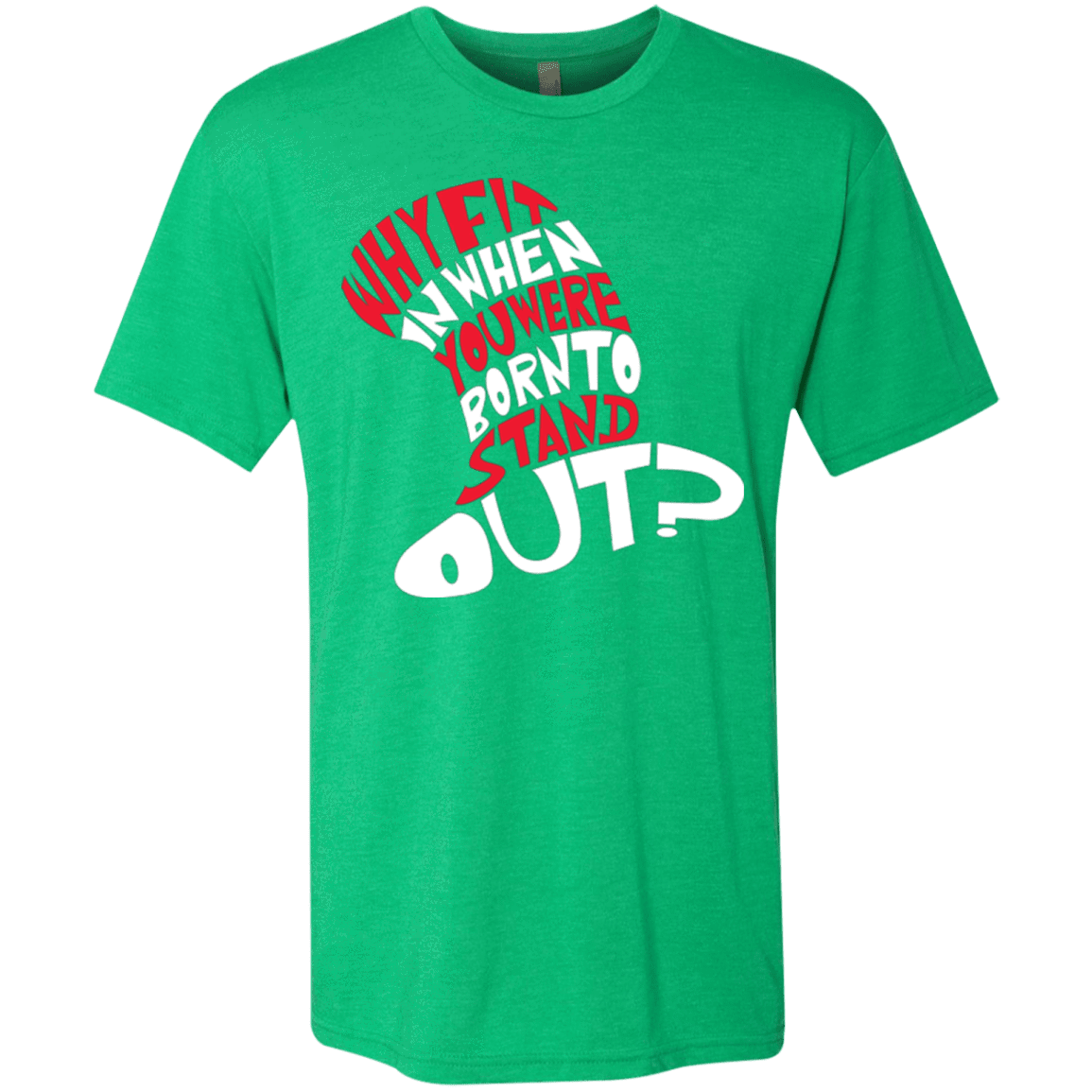 T-Shirts Envy / Small Cat In The Hat Men's Triblend T-Shirt