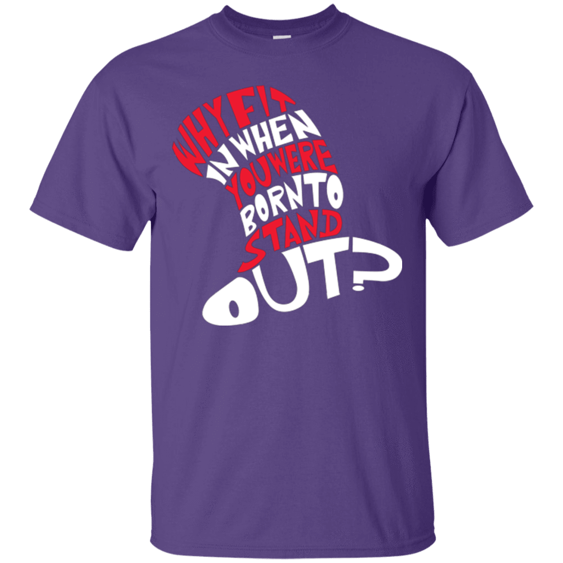 T-Shirts Purple / Small Cat In The Hat T-Shirt