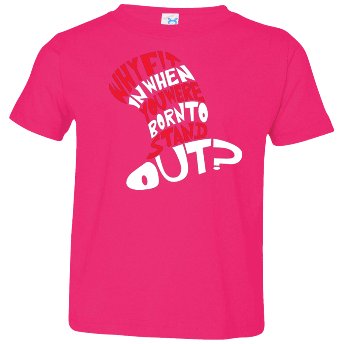 T-Shirts Hot Pink / 2T Cat In The Hat Toddler Premium T-Shirt