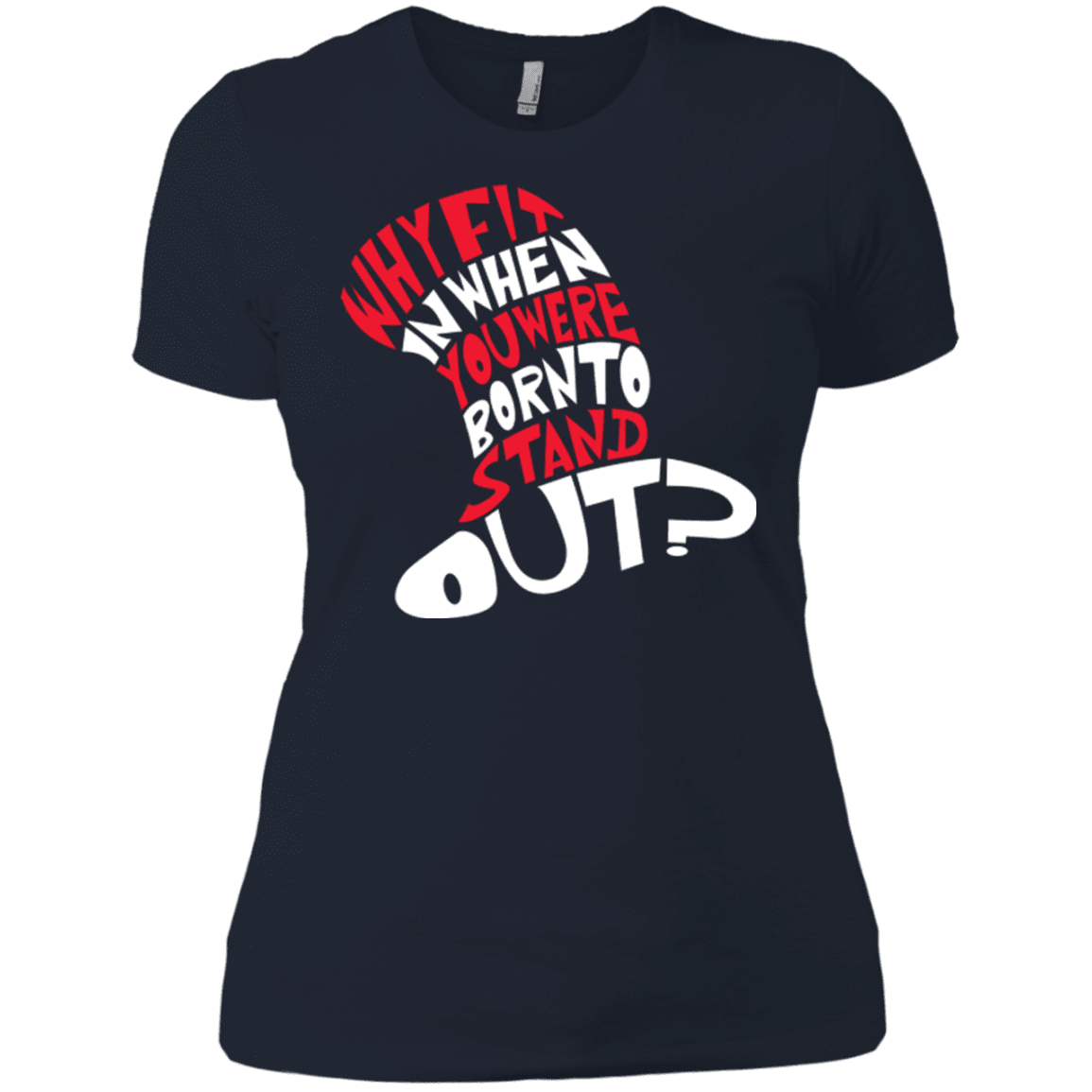 T-Shirts Midnight Navy / X-Small Cat In The Hat Women's Premium T-Shirt