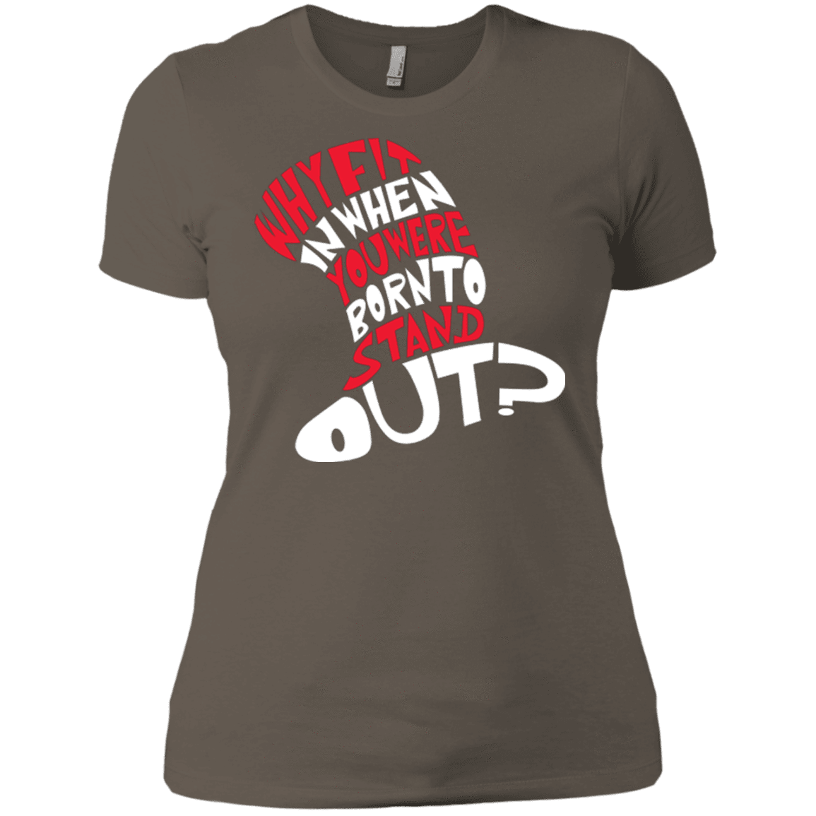 T-Shirts Warm Grey / X-Small Cat In The Hat Women's Premium T-Shirt