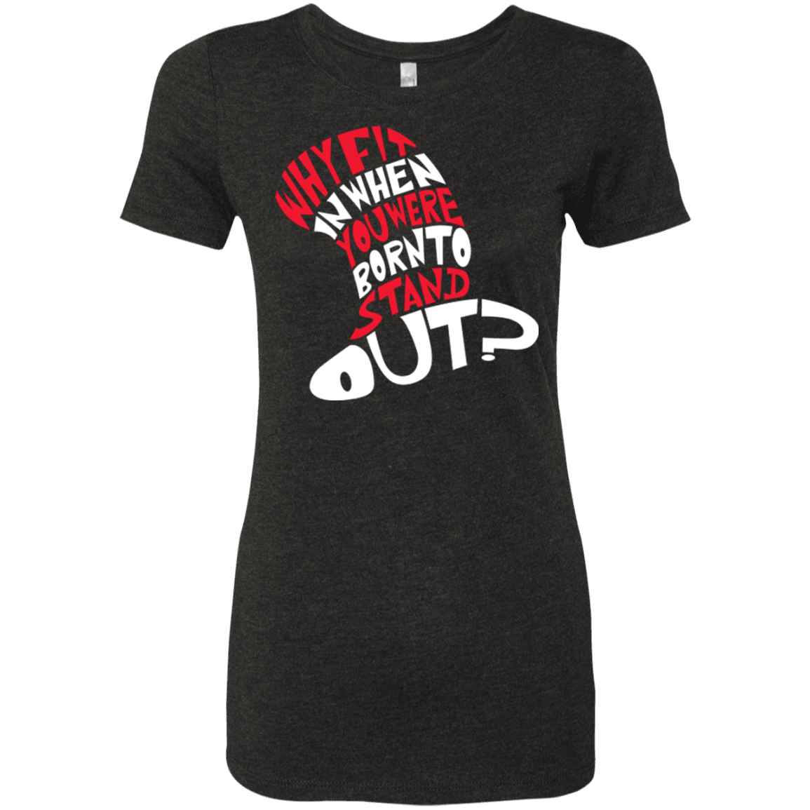 T-Shirts Vintage Black / Small Cat In The Hat Women's Triblend T-Shirt