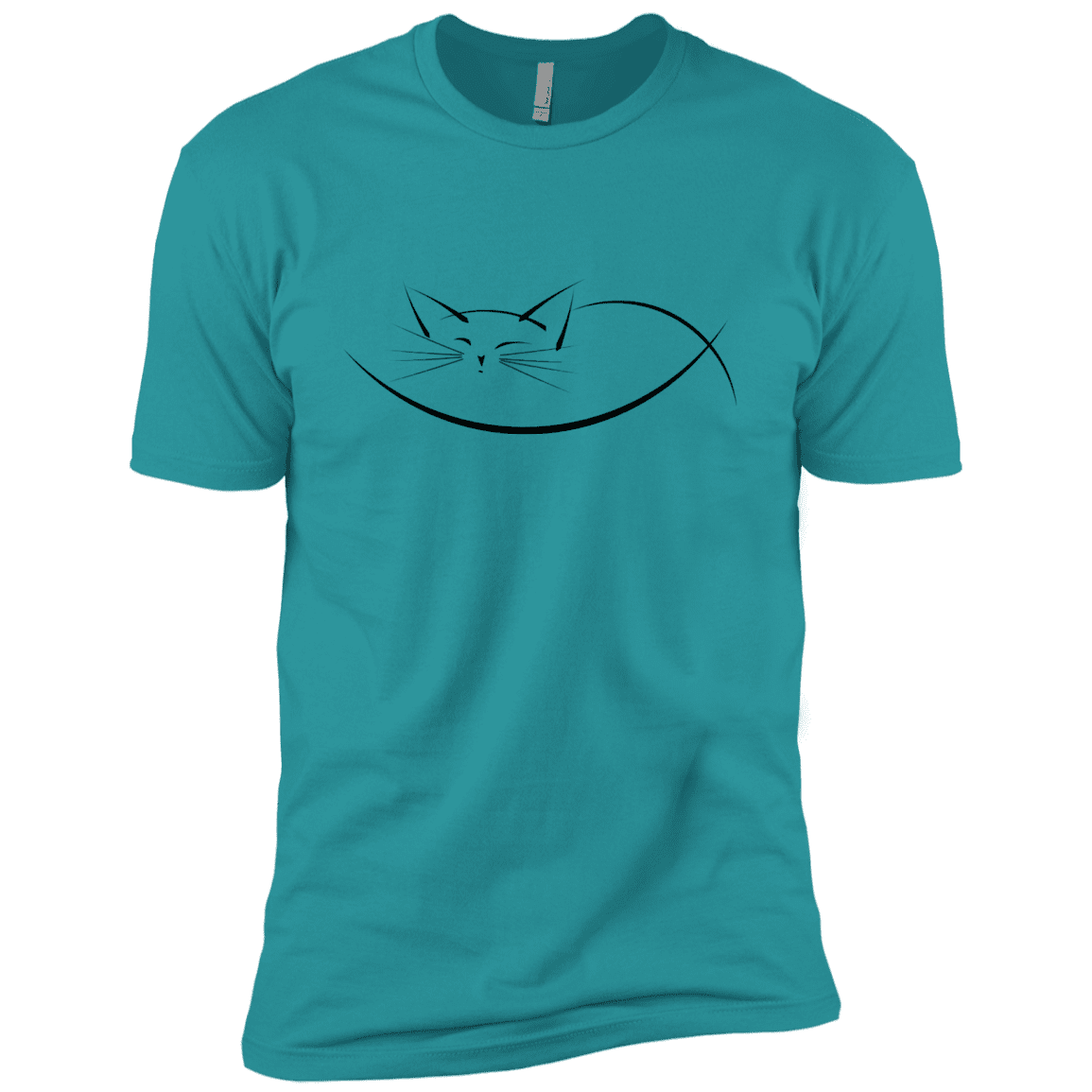 T-Shirts Tahiti Blue / X-Small Cat Nap Men's Premium T-Shirt