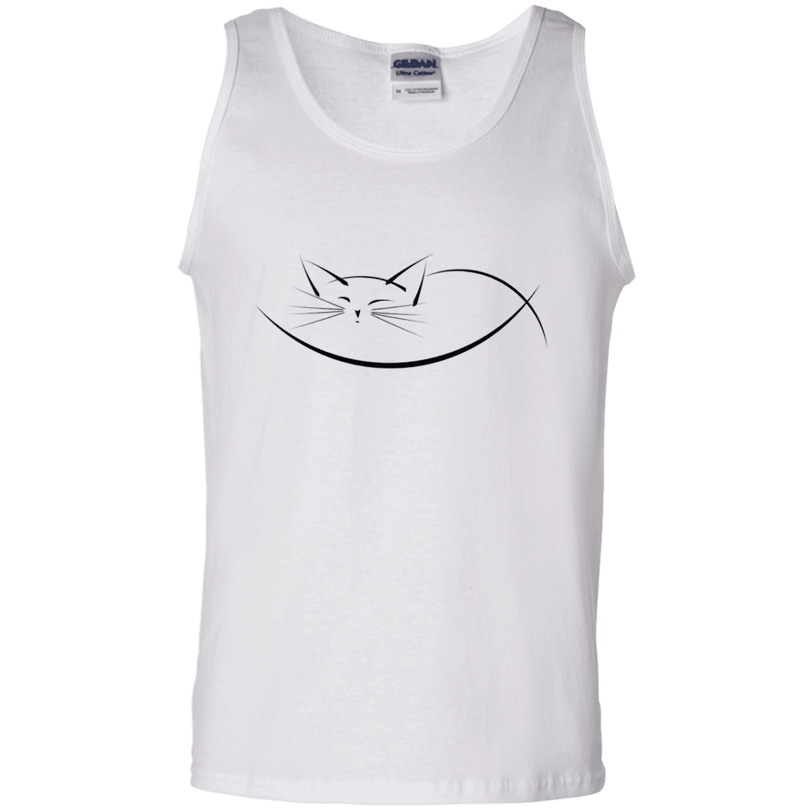 T-Shirts White / S Cat Nap Men's Tank Top