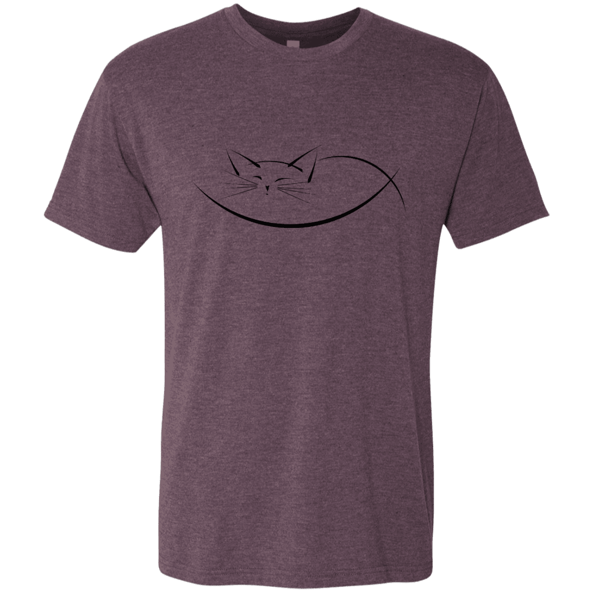 T-Shirts Vintage Purple / S Cat Nap Men's Triblend T-Shirt
