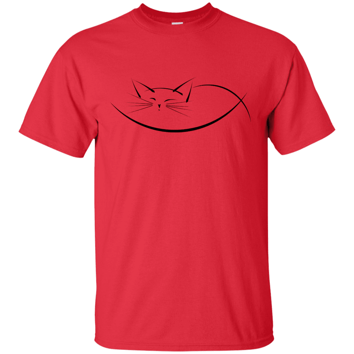 T-Shirts Red / S Cat Nap T-Shirt