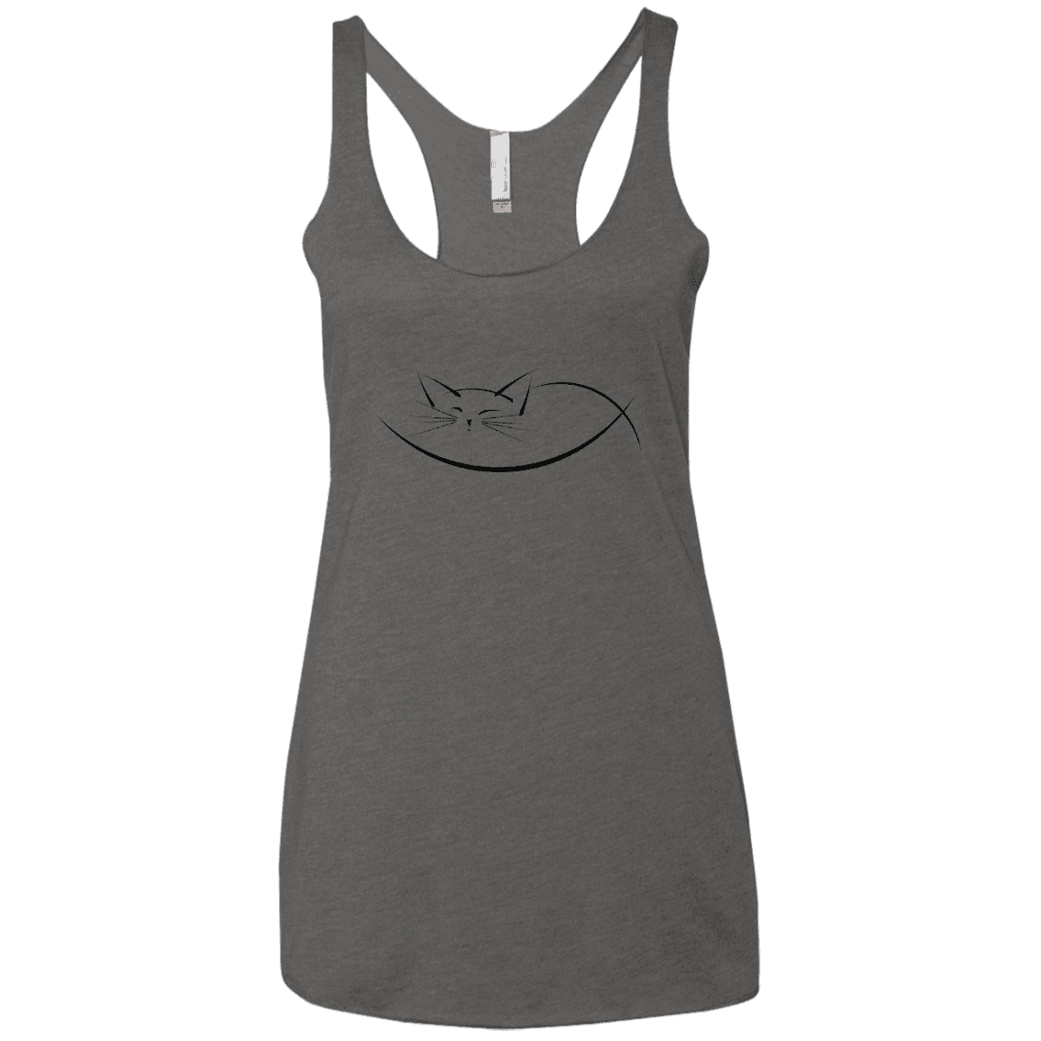 T-Shirts Premium Heather / X-Small Cat Nap Women's Triblend Racerback Tank