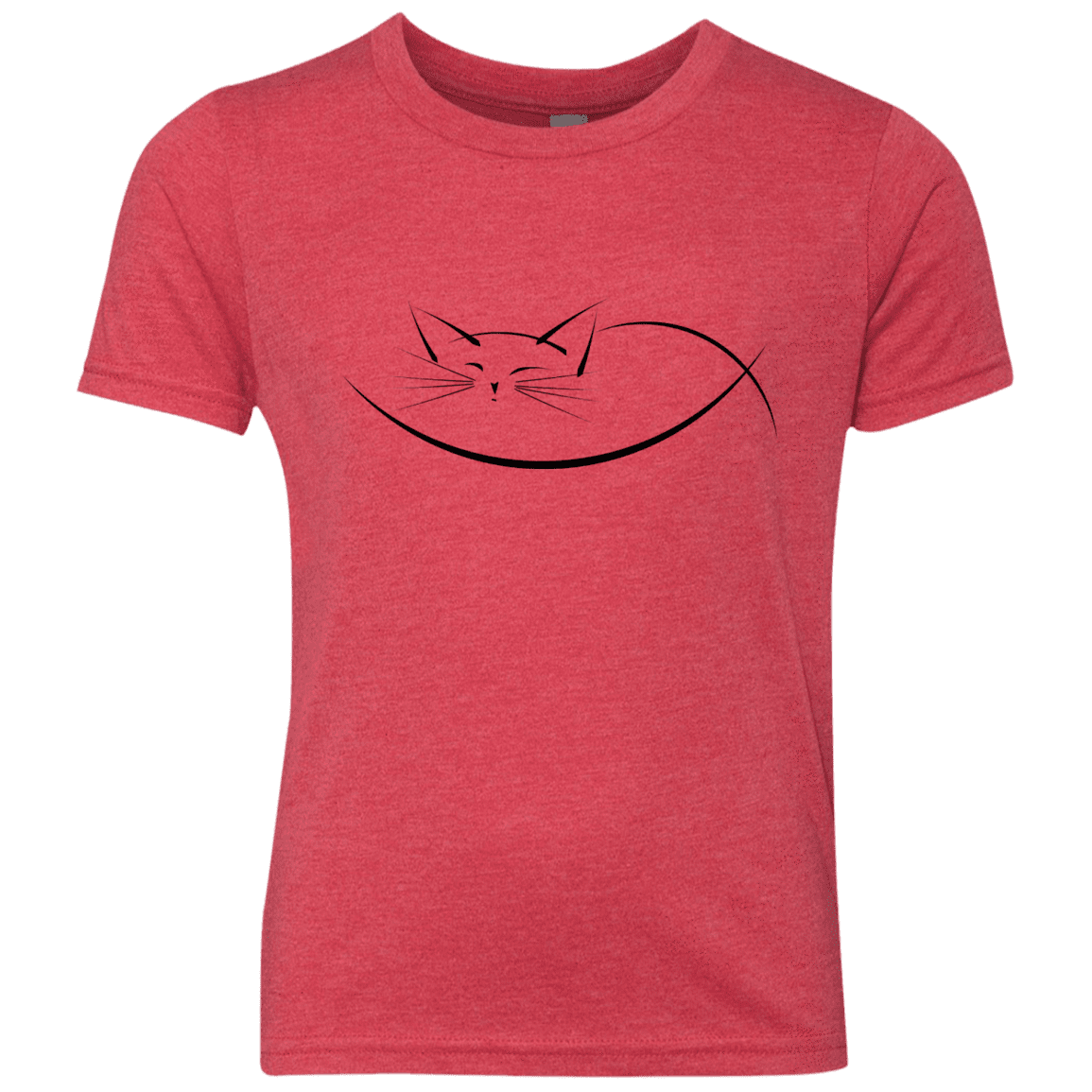 T-Shirts Vintage Red / YXS Cat Nap Youth Triblend T-Shirt