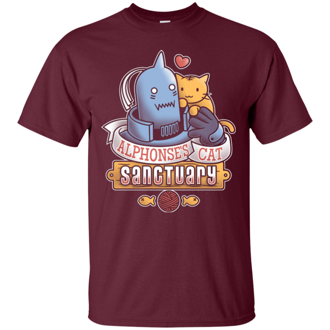 T-Shirts Maroon / Small CAT SANCTUARY T-Shirt