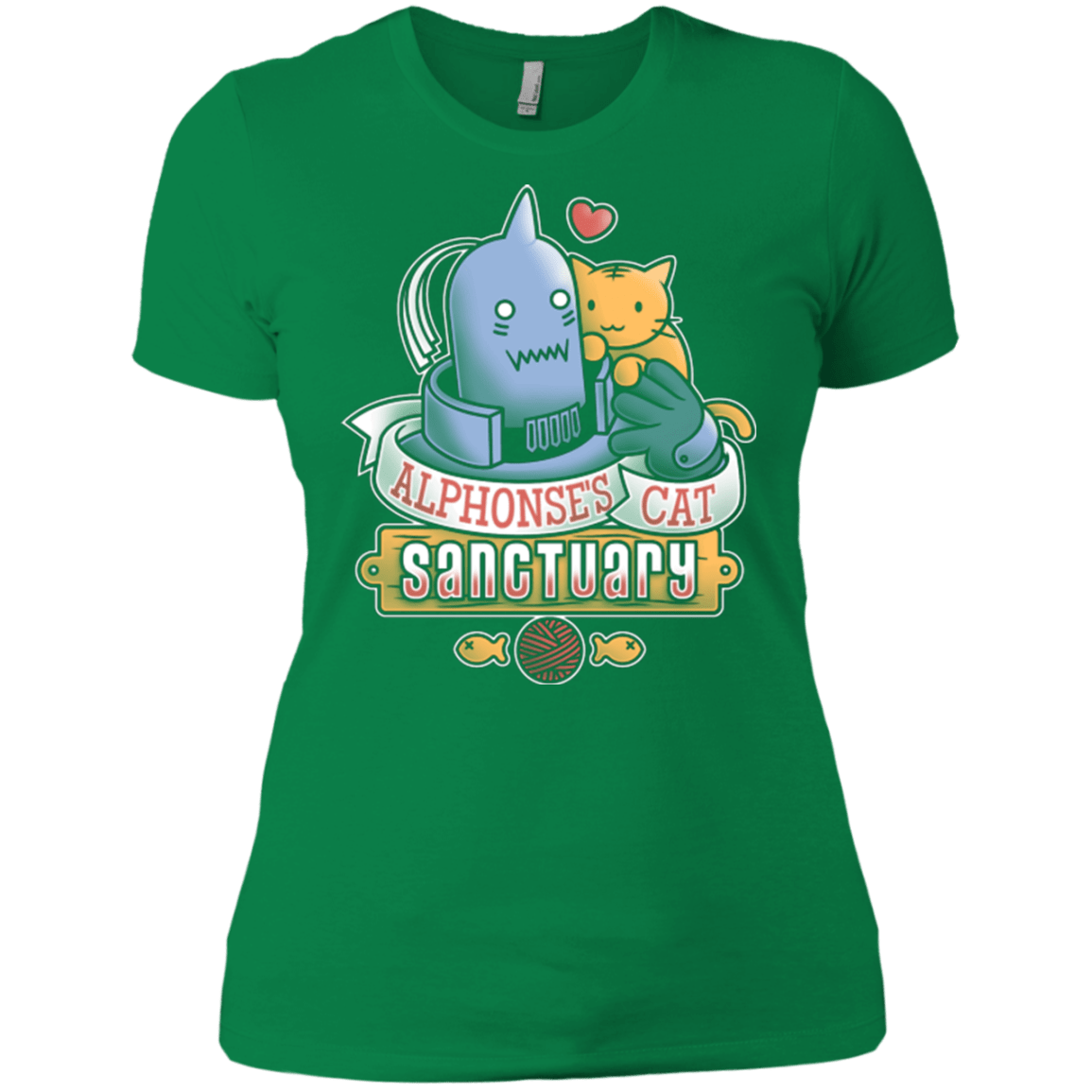 T-Shirts Kelly Green / X-Small CAT SANCTUARY Women's Premium T-Shirt