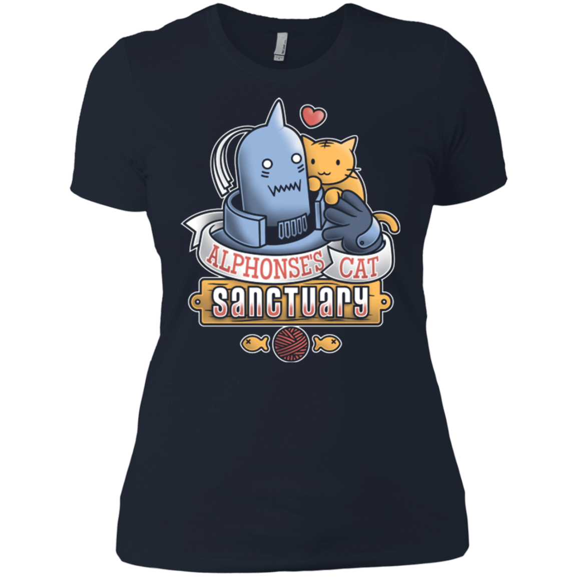 T-Shirts Midnight Navy / X-Small CAT SANCTUARY Women's Premium T-Shirt
