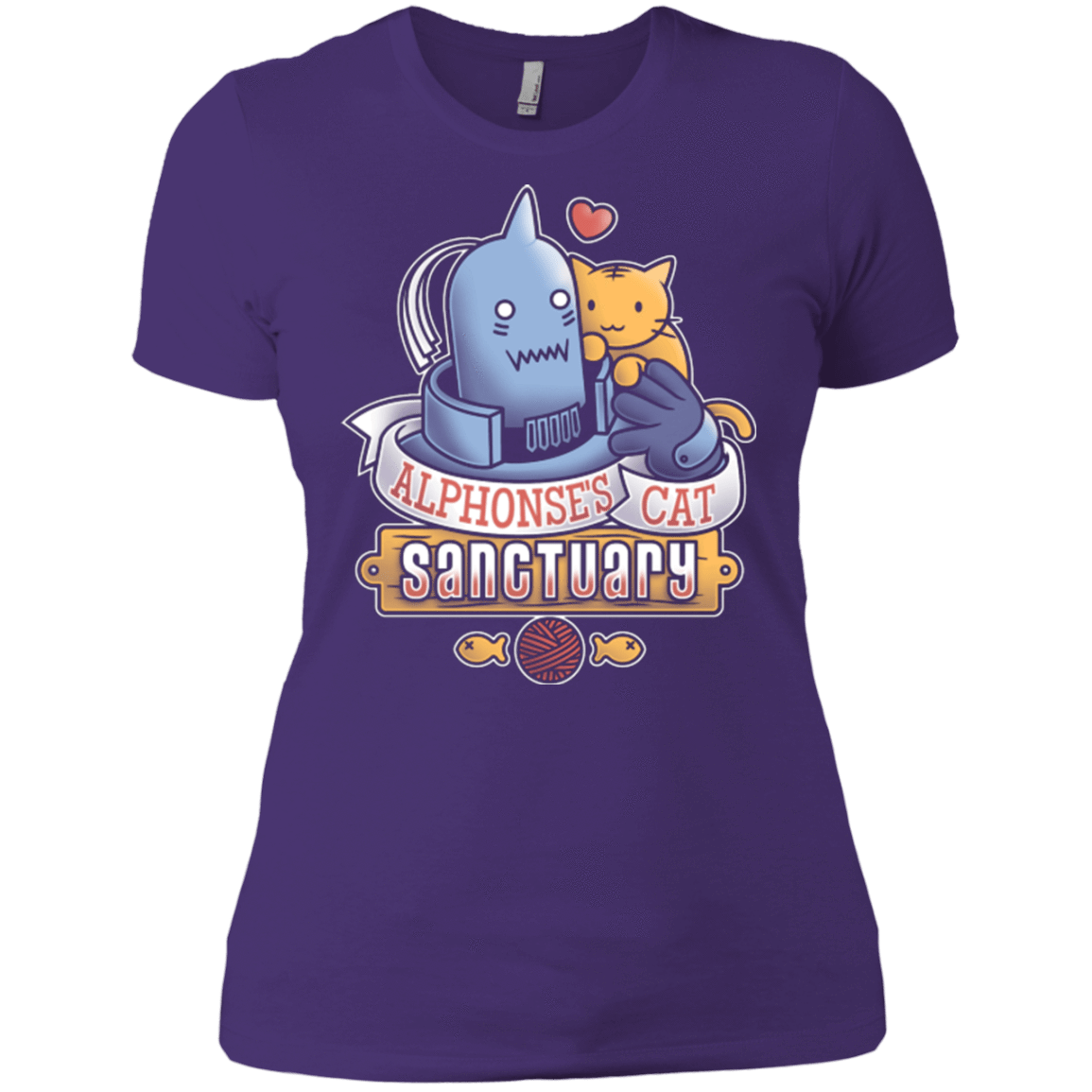 T-Shirts Purple / X-Small CAT SANCTUARY Women's Premium T-Shirt