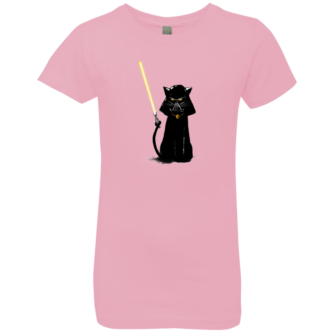 T-Shirts Light Pink / YXS Cat Vader Girls Premium T-Shirt