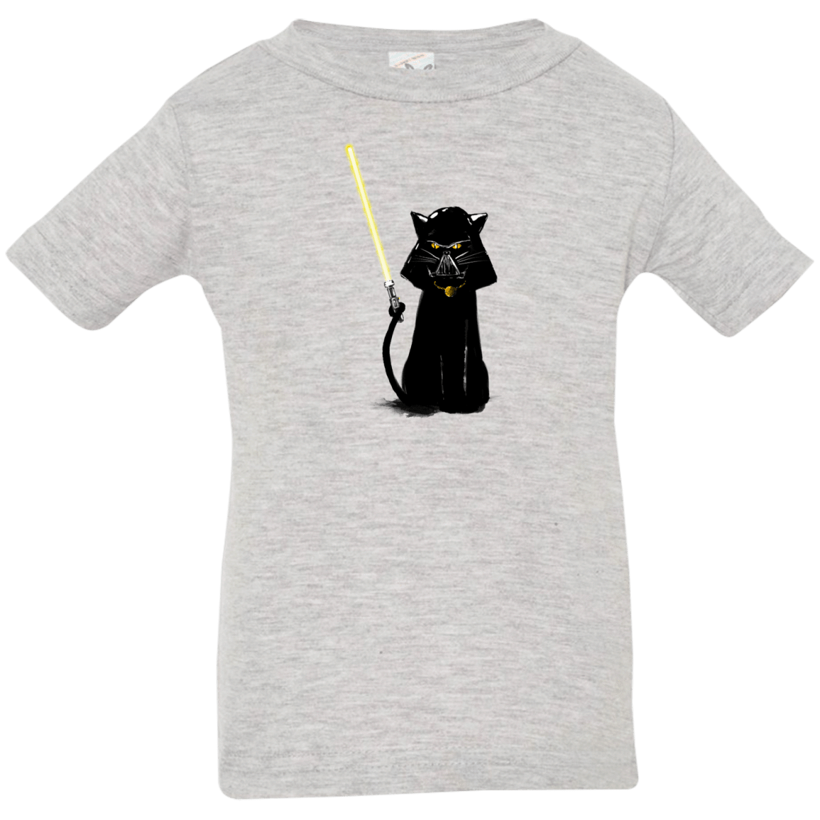 T-Shirts Heather Grey / 6 Months Cat Vader Infant Premium T-Shirt