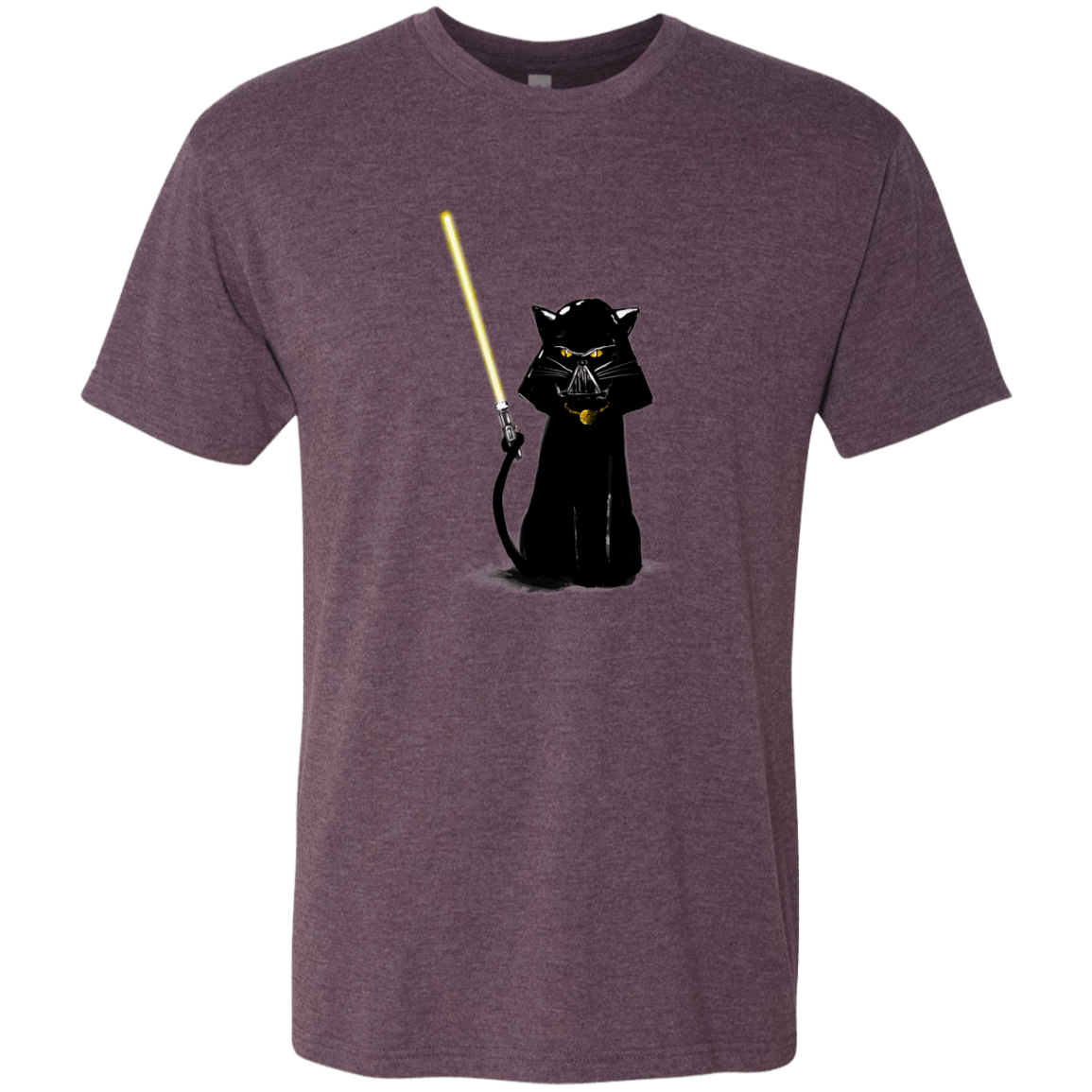 T-Shirts Vintage Purple / S Cat Vader Men's Triblend T-Shirt