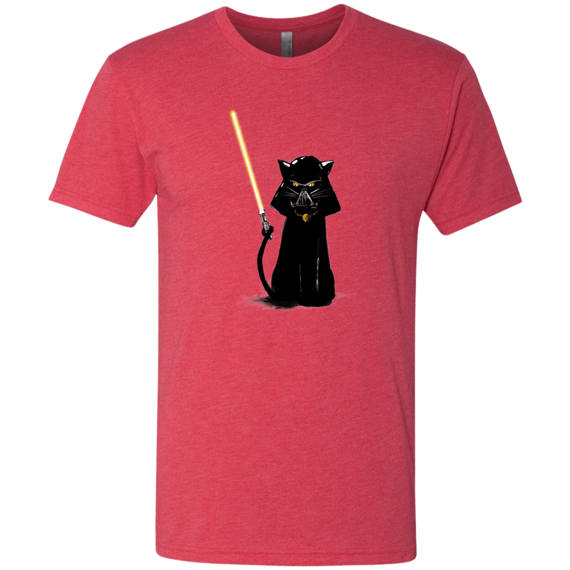 T-Shirts Vintage Red / S Cat Vader Men's Triblend T-Shirt