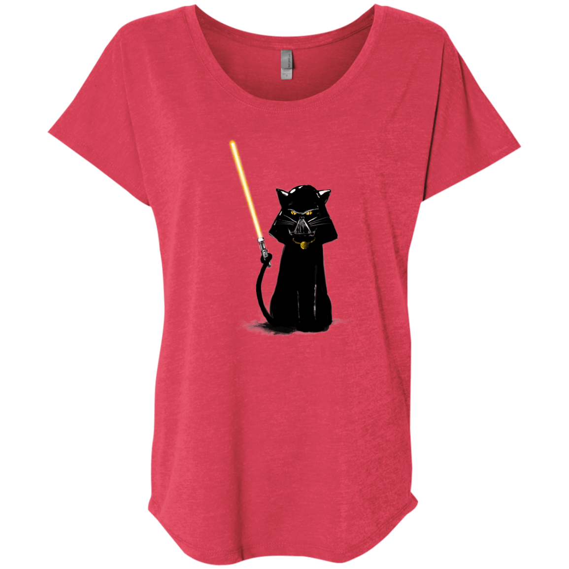 Cat Vader Triblend Dolman Sleeve