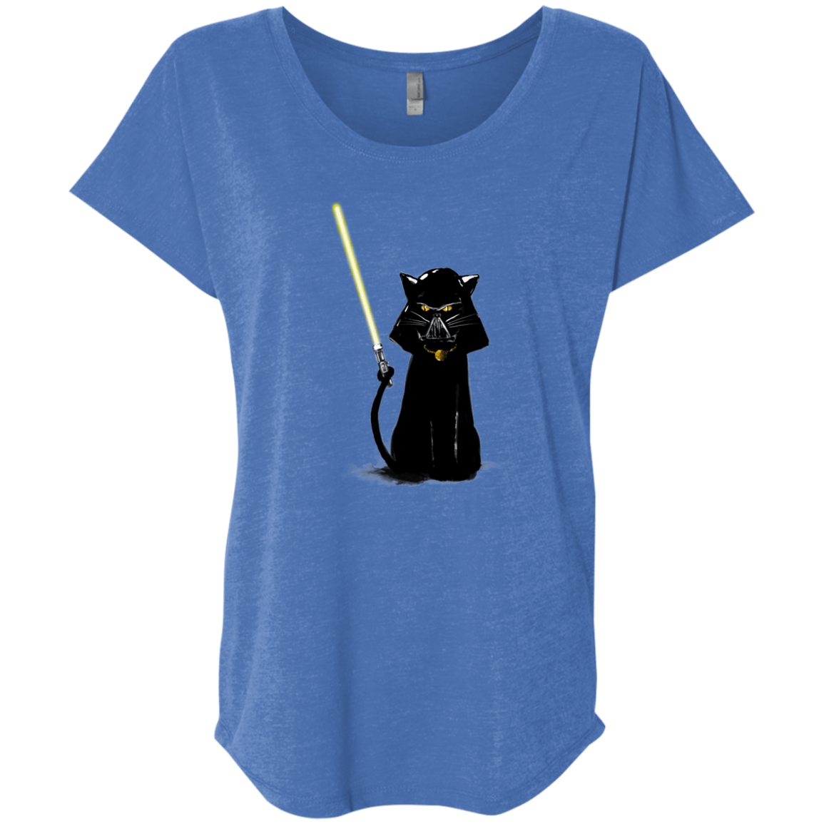 Cat Vader Triblend Dolman Sleeve