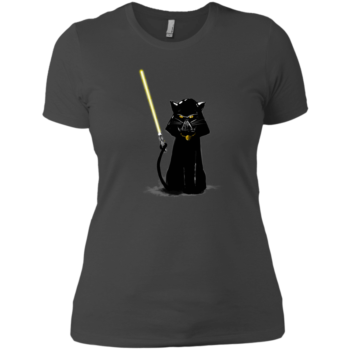 T-Shirts Heavy Metal / X-Small Cat Vader Women's Premium T-Shirt