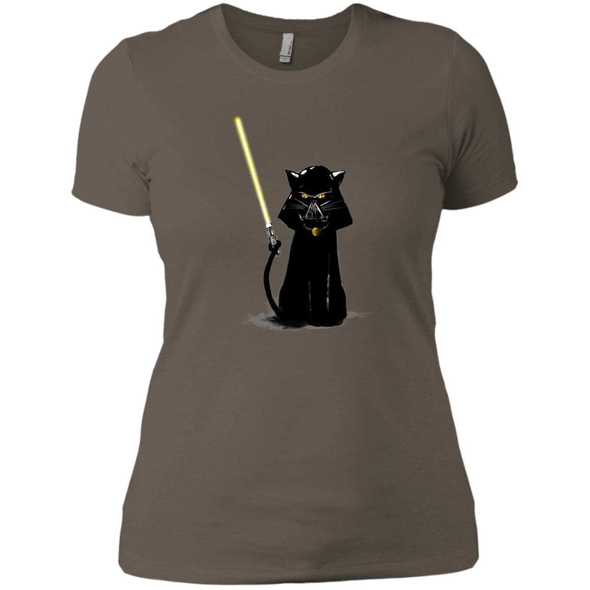 T-Shirts Warm Grey / X-Small Cat Vader Women's Premium T-Shirt