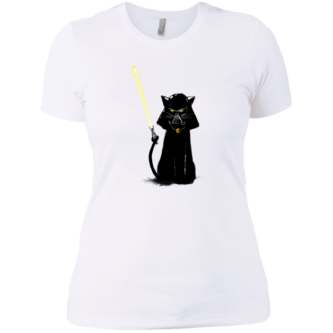 T-Shirts White / X-Small Cat Vader Women's Premium T-Shirt