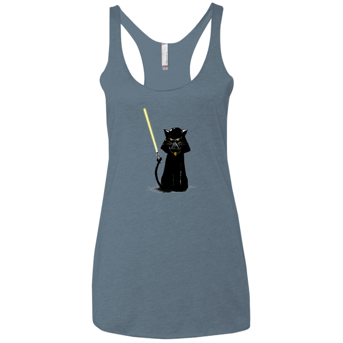 Cat Vader Women's Triblend Racerback Tank
