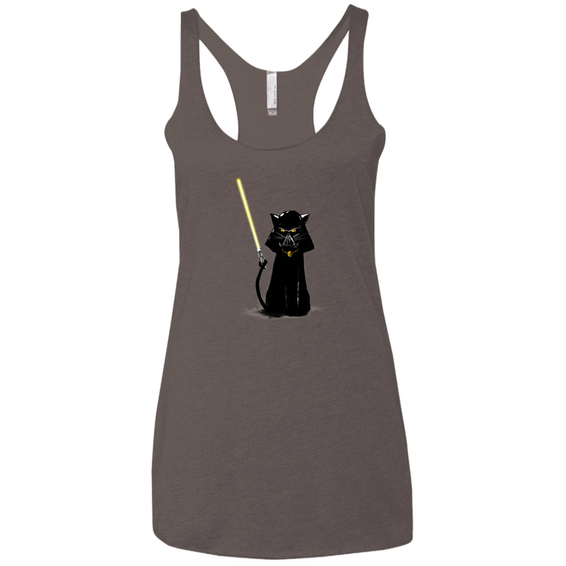 Cat Vader Women's Triblend Racerback Tank