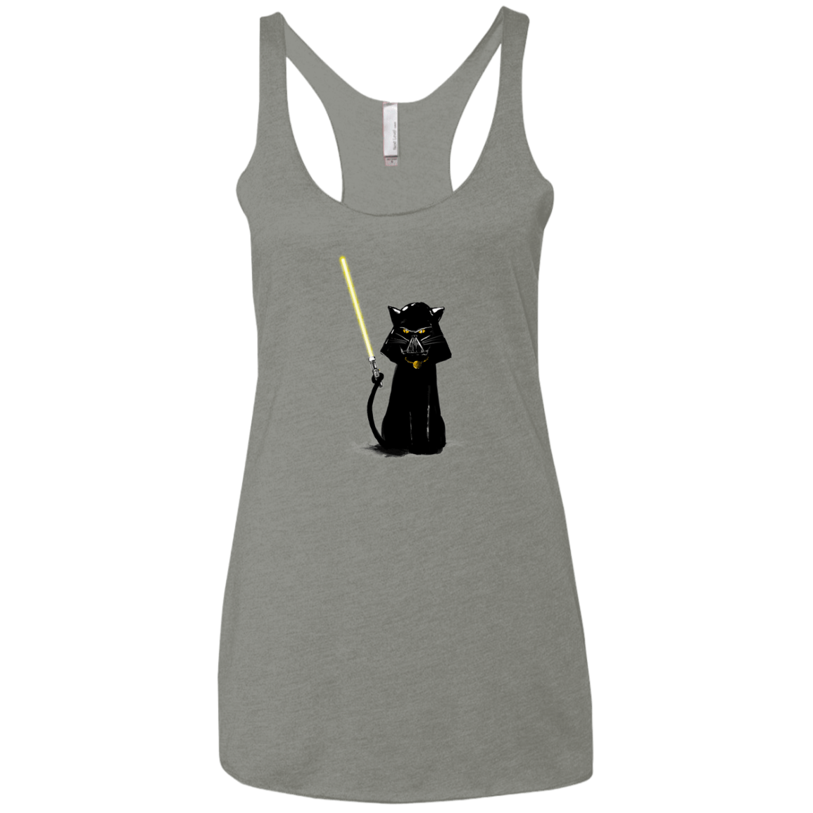 Cat Vader Women's Triblend Racerback Tank