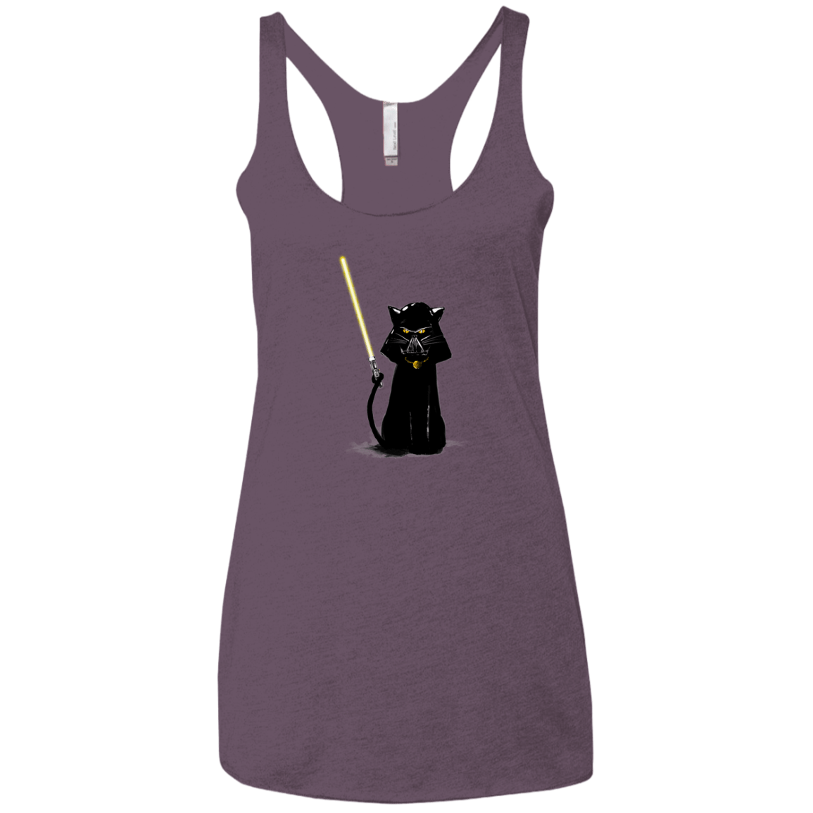Cat Vader Women's Triblend Racerback Tank