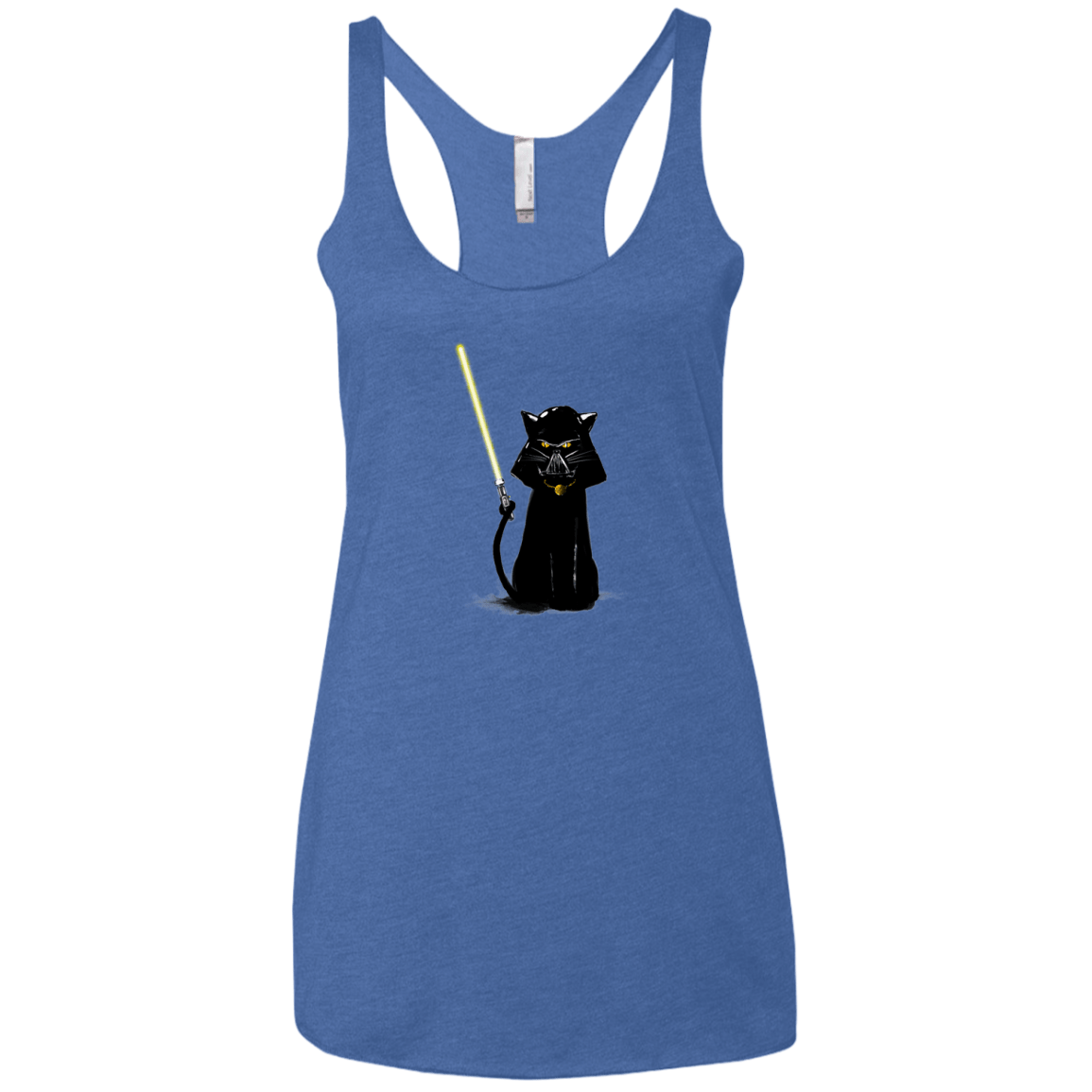 Cat Vader Women's Triblend Racerback Tank