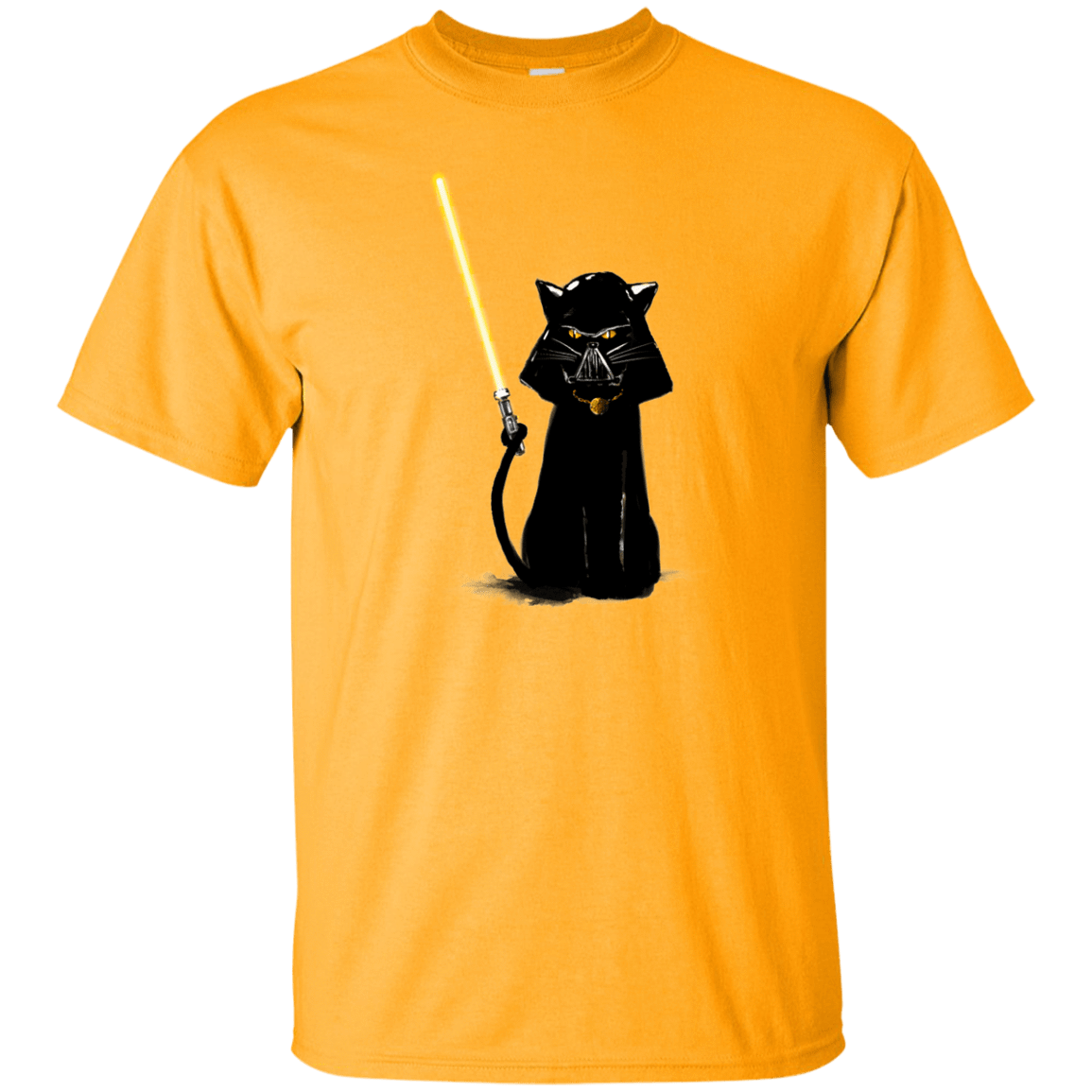 T-Shirts Gold / YXS Cat Vader Youth T-Shirt