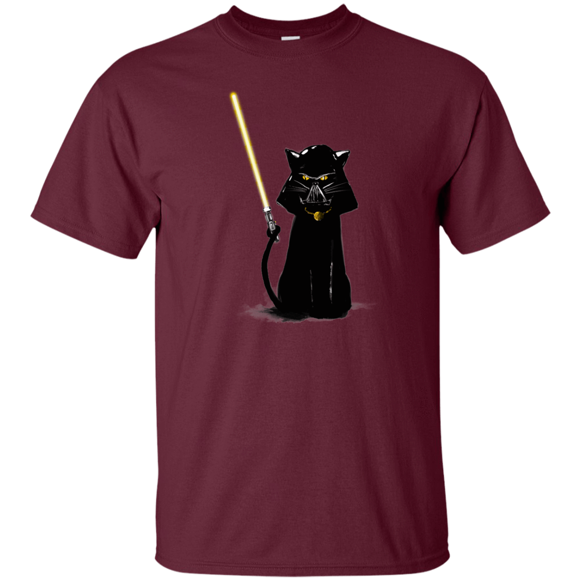 T-Shirts Maroon / YXS Cat Vader Youth T-Shirt