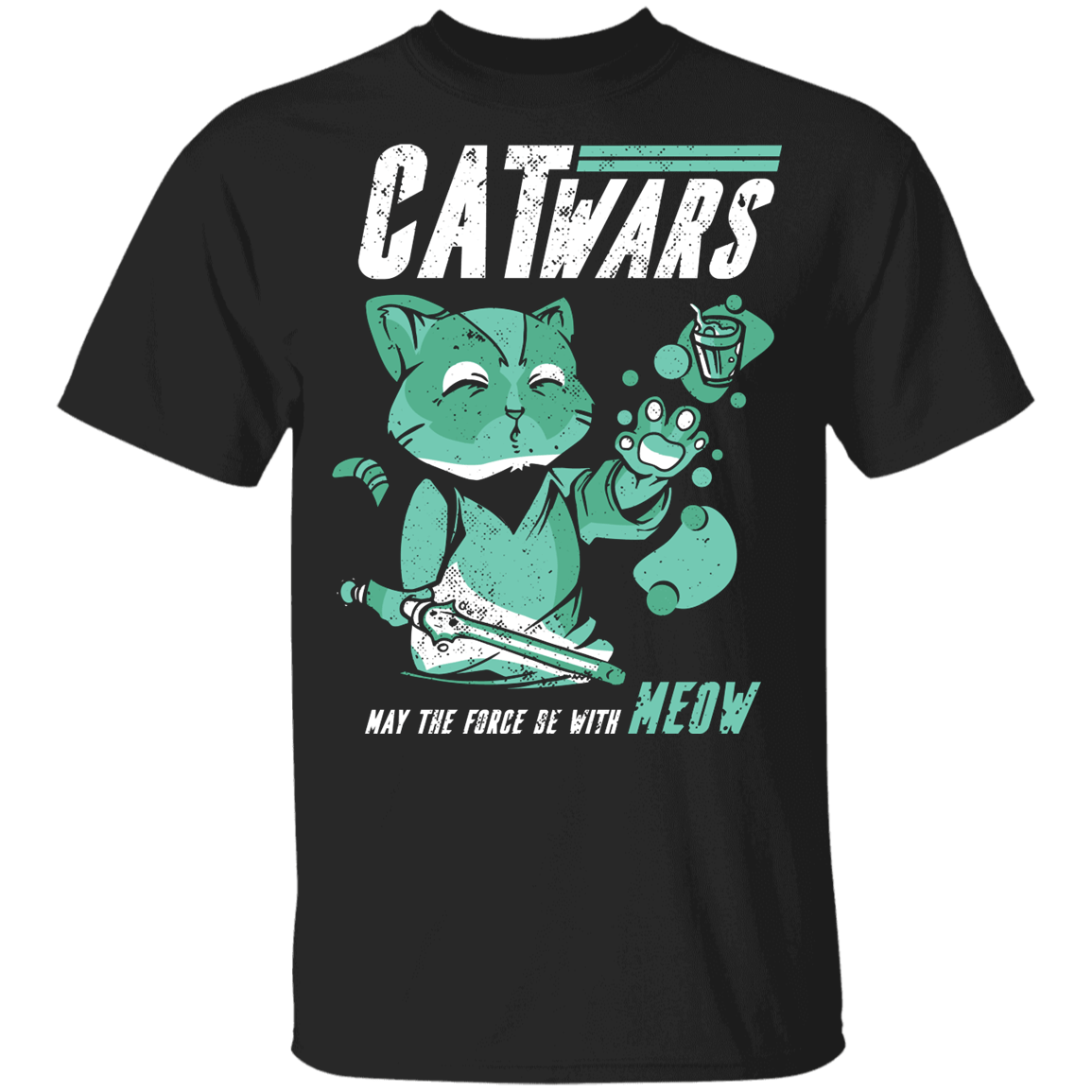 T-Shirts Black / YXS Cat Wars Youth T-Shirt