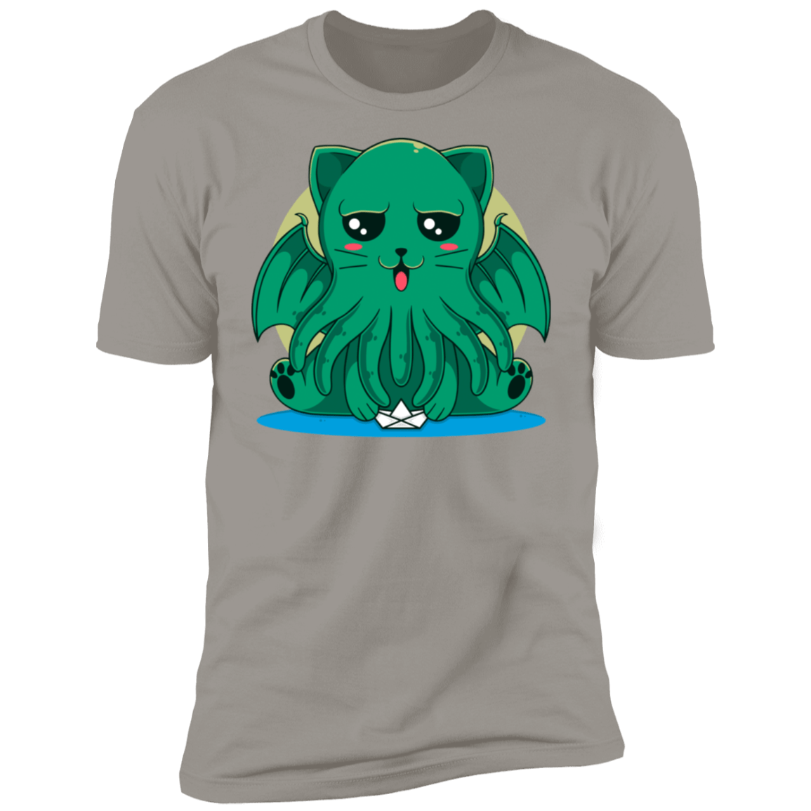 T-Shirts Light Grey / S Cathulhu Men's Premium T-Shirt