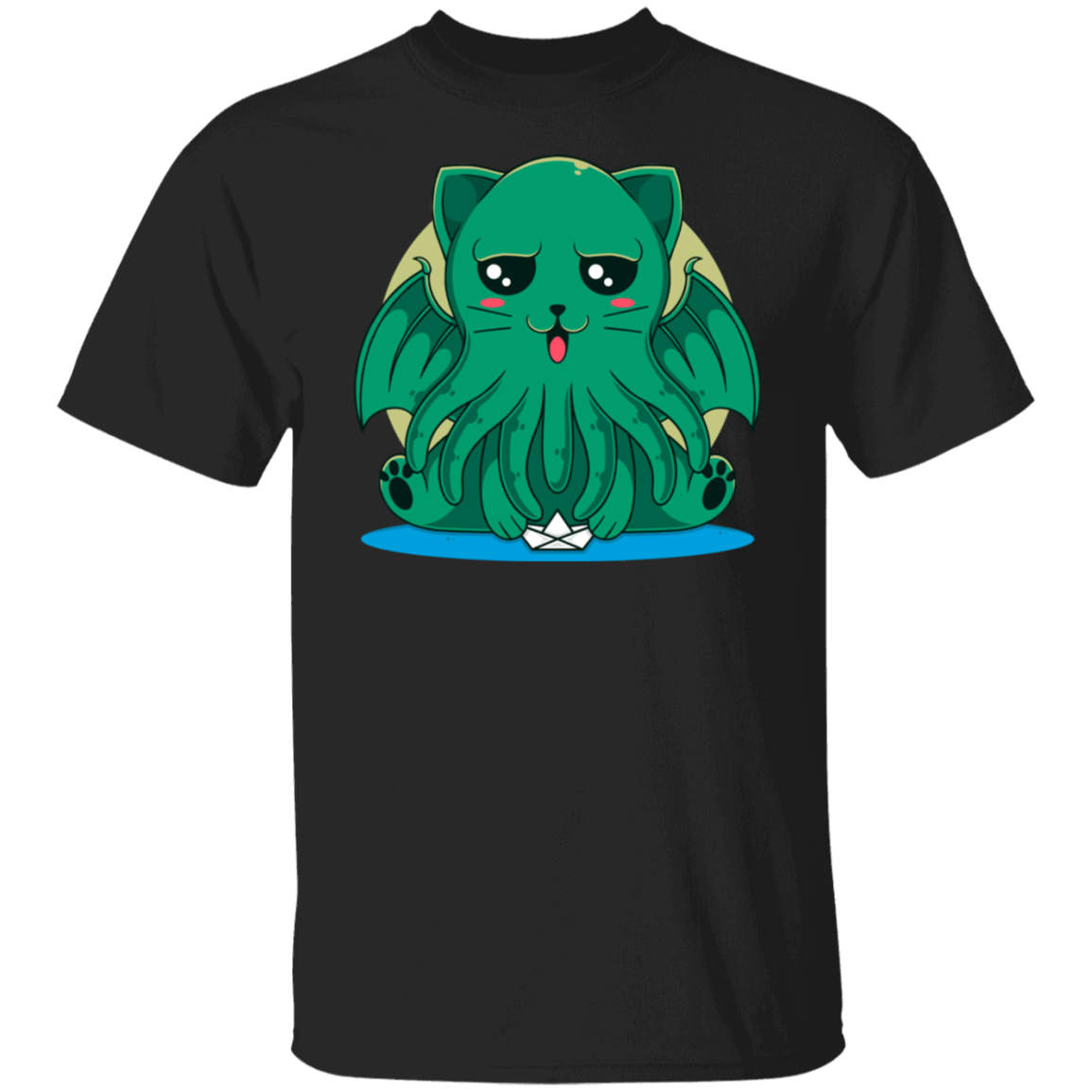 T-Shirts Black / S Cathulhu T-Shirt